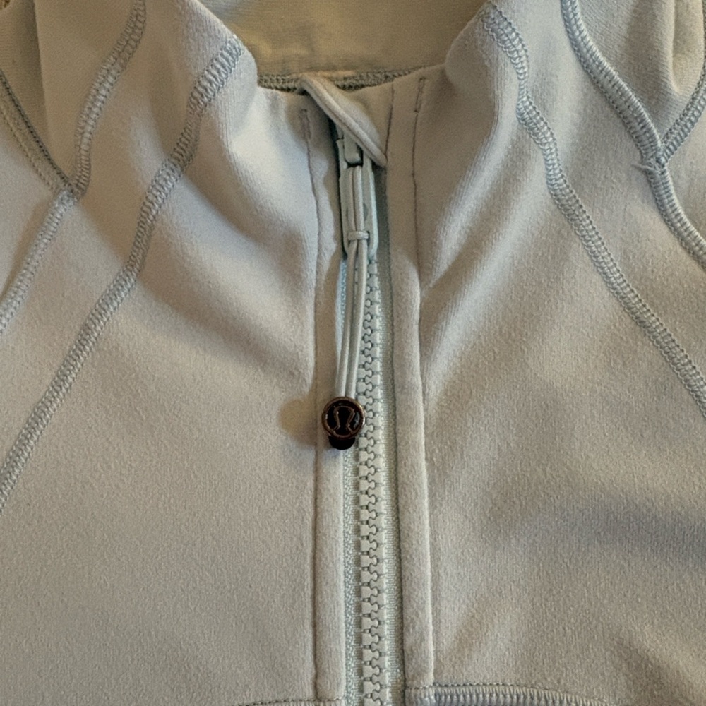 Lululemon Define Jacket Luon ~ Size 12 ~ Sheer Blue - Picture 4 of 13